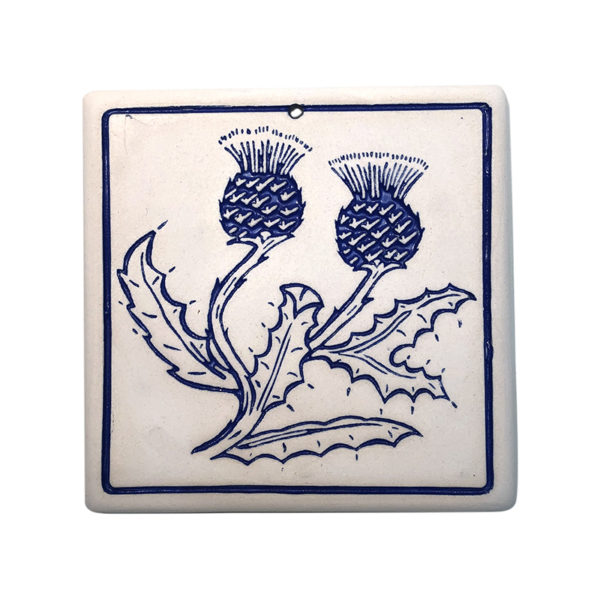 Thistle Ceramic Trivet Scott's Highland Services Inc.