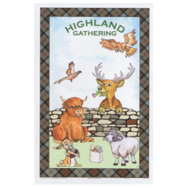 Highland Gathering Tea Towel