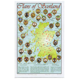 Clans of Scotland Tea Towel