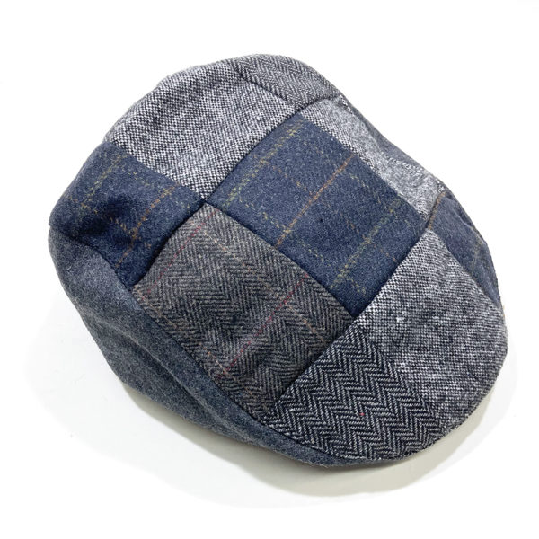 patchwork flat cap