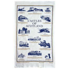 Castles of Scotland Tea Towel
