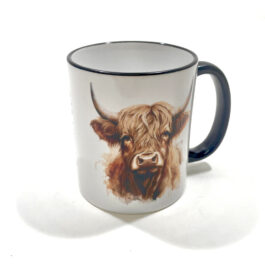 Highland Cow Mug - white