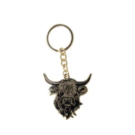 Highland Cow Keychain