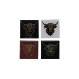 Highland Cow Magnet Set