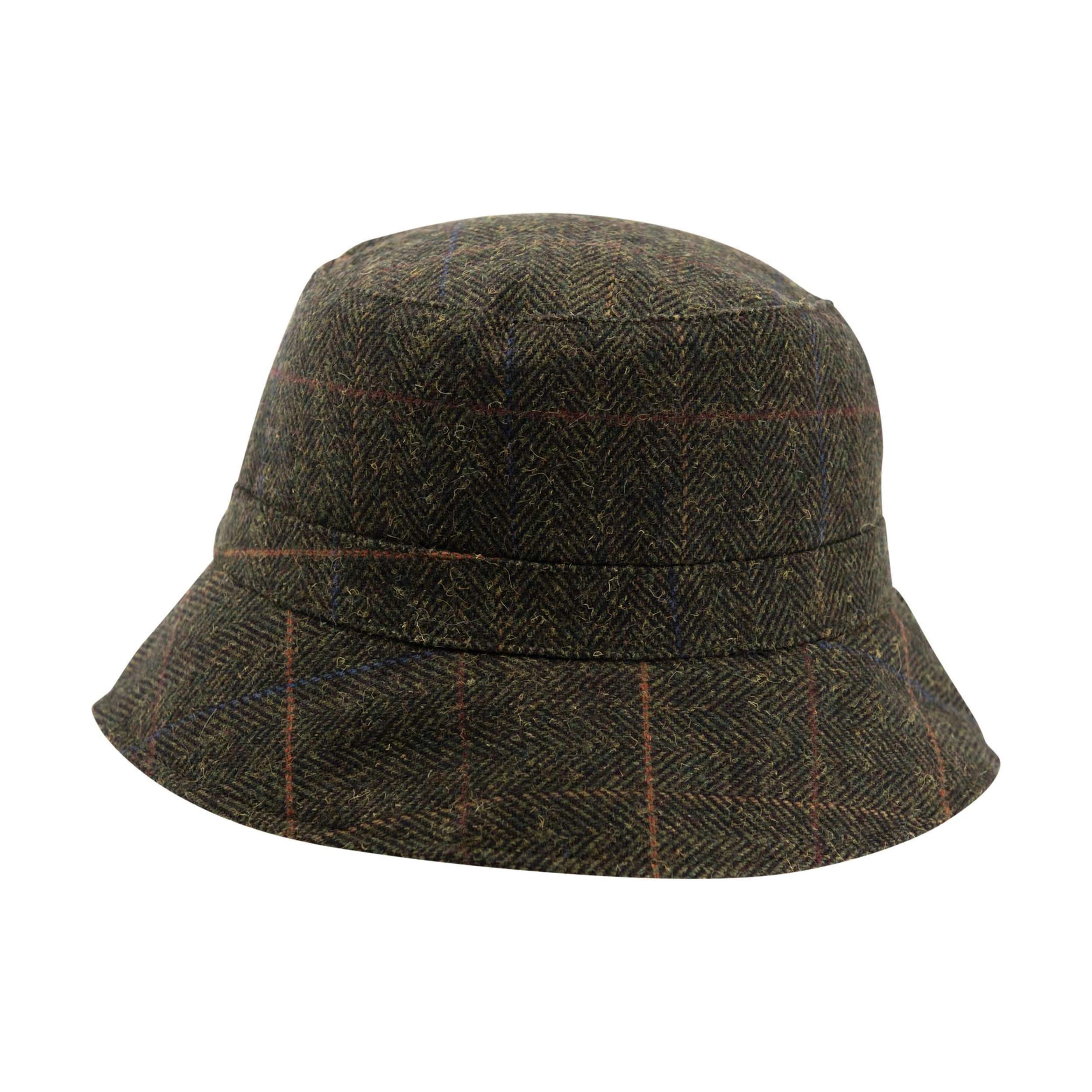 Reversible Tweed Bucket Hat