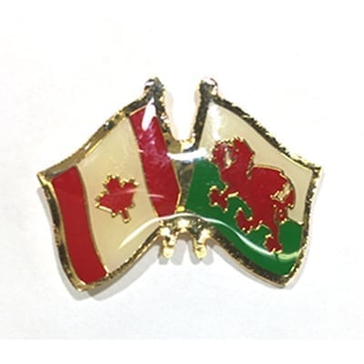 Canada / Wales Flag Pin