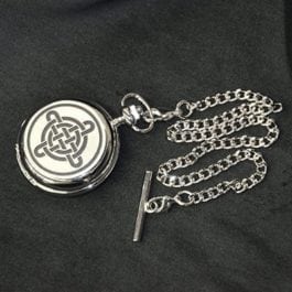 Mechanical Pocket Watch - Celtic Knot