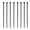 Pipe Cord Fasteners - Black