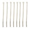 Pipe Cord Fasteners - White