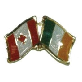 Canada / Irish Flag Pin