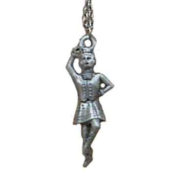 Highland Dancer Pendant - Pewter