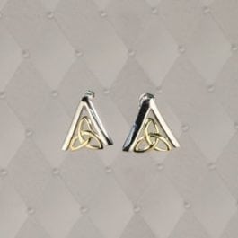 Trinity Two-tone Earrings