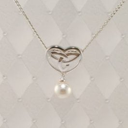 Heart Pendant with Bead