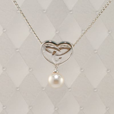 Heart Pendant with Bead - J-65CE001