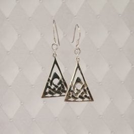 Celtic Triangle Earrings