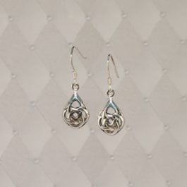 Hollow-Drop Earrings