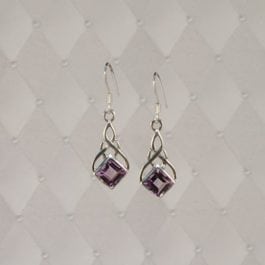 Drop-Stone Earrings