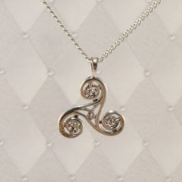 Triskelion Silver Pendant