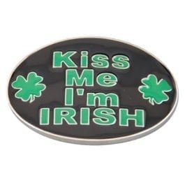 Kiss Me I'm Irish Buckle