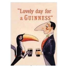 Lovely Day for a Guinness-Bird and Man
