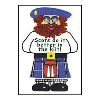 Scots do it better in the kilt