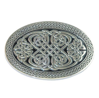 Oval Celtic Knot Buckle - H-10513