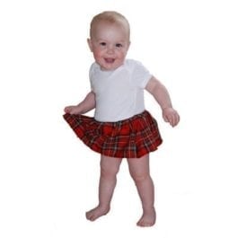 Tartan Kilt Onesie