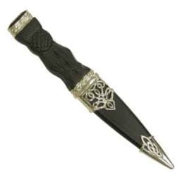 Silver Sgian Dubh w Stone - SD40 A