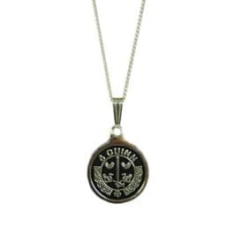 Family Arms Silver Pendant