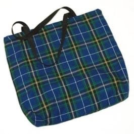 Tartan Shoulder Tote Bag